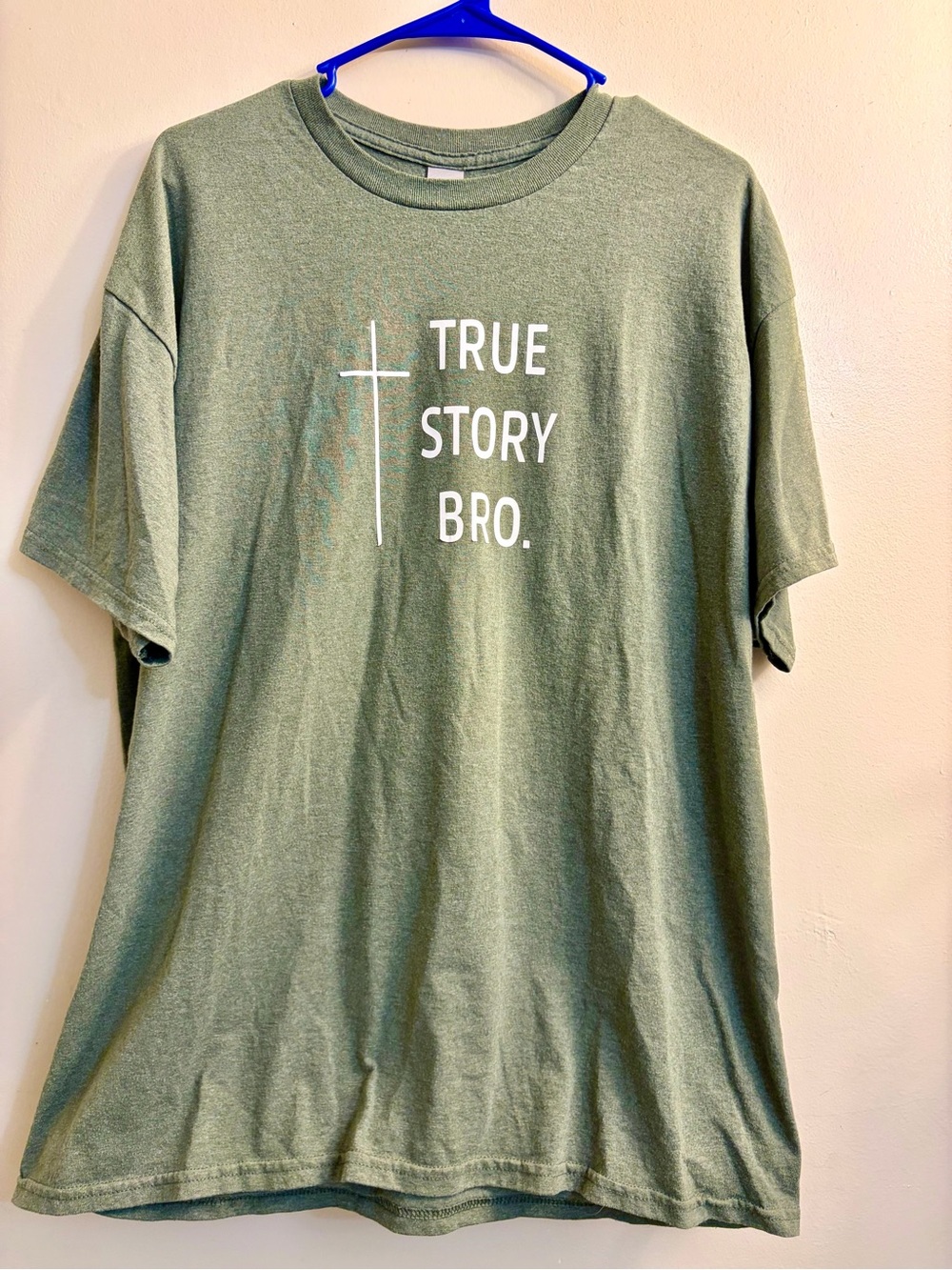 ✨ True Story Bro Minimalist Cross Graphic Tee ✨